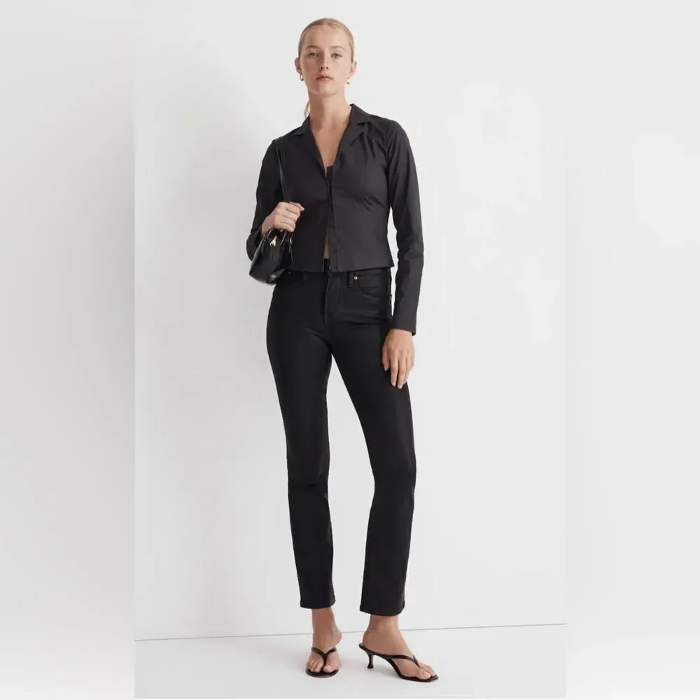 Madewell Black Flare & Wide Leg Jeans - Picture 1 of 8